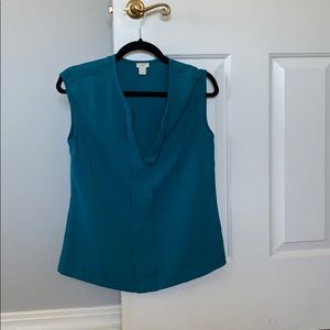 Jcrew bluish green blouse